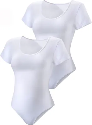 Produktbild von VIVANCE T-Shirt-Body weiß Größe 36/38