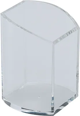 Produktbild von Stifteköcher Acryl 1 Fach 70x75x100mm glasklar Packung mit 12 Stück