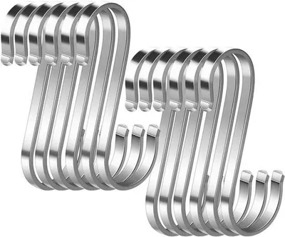 Immagine prodotto di Ganci metallici a forma di S, 12 pezzi, robusti