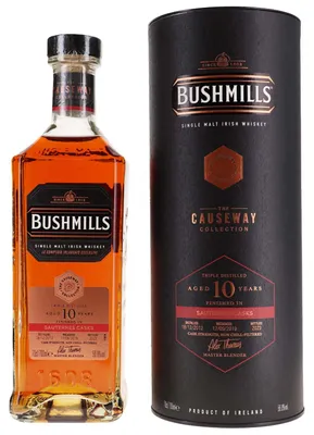 Produktbild von Bushmills 10 Jahre - 2012/2023 - Sauternes Cask Finish - The Causeway Collection - Single Malt Irish Whiskey