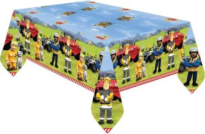 Obrázok produktu pre Papierový obrus na stôl 180x120cm hasič Sam - Amscan