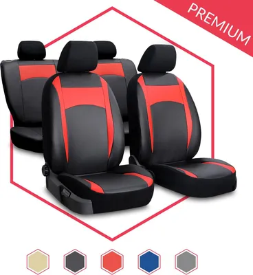 Produktbild von Sitzbezüge Auto Universal Schonbezug Autositzbezüge für Hyundai i20 III Rot Set