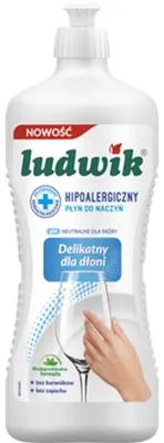 Zdjęcie produktu dla Ludwik płyn do mycia naczyń 900g - hipoalergiczny
