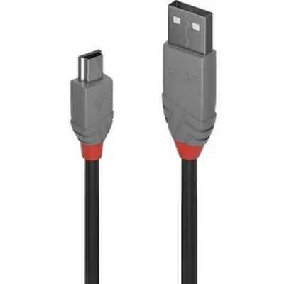 Produktbild von LINDY USB 2.0 Kabel Typ A/Mini-B Anthra Line M/M 3m