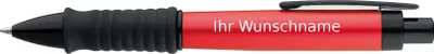 Produktbild von Kugelschreiber mit Gravur / aus Aluminium / Farbe: metallic rot