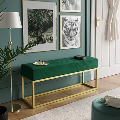 Produktbild von Polstersitzbank CANDY GOLD II 120 cm French Velvet 658