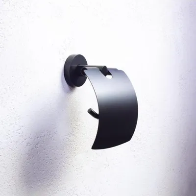 Image de Dérouleur papier toilette DARK en laiton noir-14 --