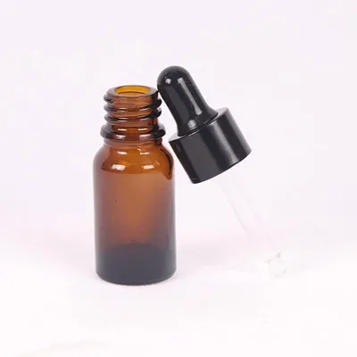 Obrázek produktu pro Kapátko lahvička - Hnědé sklo - 50 ml - S kapátkem - Sada 2 kusů