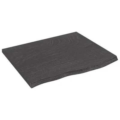 Zdjęcie produktu dla vidaXL Umywalka blat ciemnobrązowy 60x50x2 cm lite drewno impregnowane