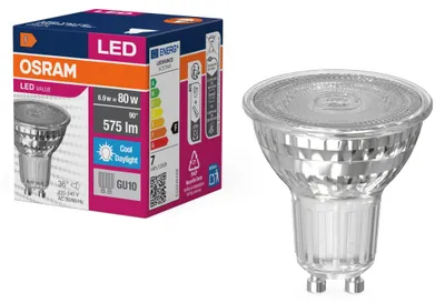 Produktbild von Osram LED Star Value PAR16 LED Birne für GU10 Sockel Reflektorlampe GL 575 Lumen