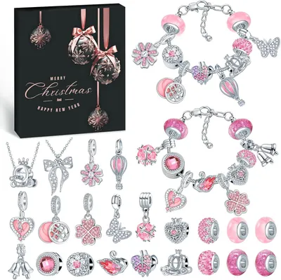 Image de Calendrier de l'Avent 2026 : Bijoux pour filles - Calendrier de Noël avec bijoux, cadeau pour enfants, adolescents et femmes