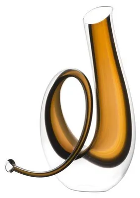 Produktbild von Riedel Horn Dekanter – Vorteilset + 1 Riedel Microfaser-Poliertuch + 1 Riedel Glasreinigungsperlen + 4 EKM Living Trinkhalme aus Edelstahl