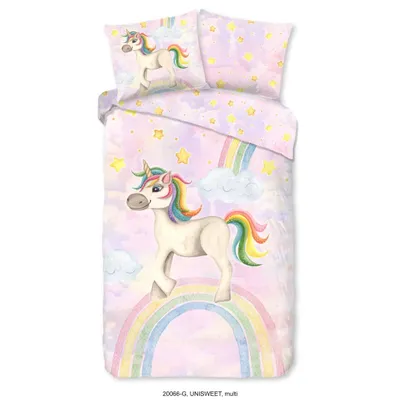 Produktbild von Good Morning Kinder-Bettwäsche-Set Unisweet 140×200/220 cm
