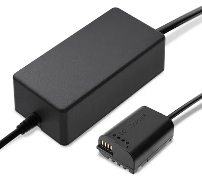 Produktbild von CELLONIC Netzteil DMW-AC8 + DMW-DCC17 kompatibel mit Panasonic Lumix DC-GH5 II DC-S5 G9 GH5 GH5S Kamera, Camcorder ca 3m Netzadapter Stromkabel