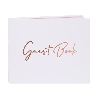 Obrázok produktu pre Elegant Wedding Guest Book 100 Pages for Engagements/Parties/Baby Showers/Anniversaries/ Birthdays/ Bridal Showers/Graduations/ Funerals/ Hotel Events