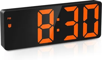 Obrázok produktu pre Digitálny LED indikátor alarmu pre nočný stolík s indikátorom stavu batérie