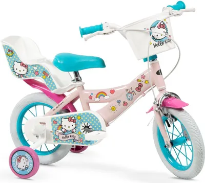Produktbild von 12 Zoll Kinder Mädchen Fahrrad Kinderrad Rad Bike Hello Kitty 1249