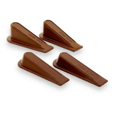 Produktbild von Gummi-Türstopper, rutschfester Türkeil, 4-teiliges Set