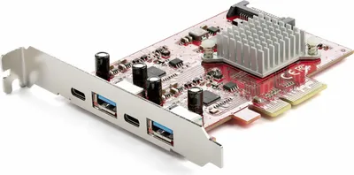 Zdjęcie produktu dla Karta StarTech.com USB-C PCIe z 4 portami
