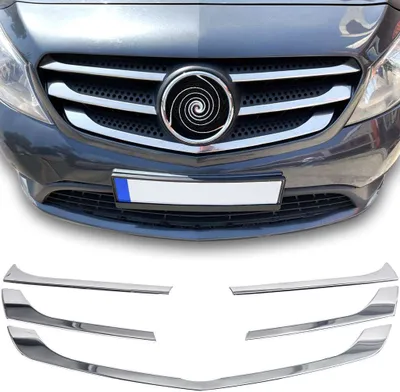 Immagine prodotto di EDELSTAHL KÜHLERGRILL LEISTEN CHROM für MERCEDES Citan | 2012-2020
