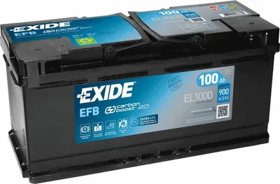 Produktbild von EXIDE EFB Starterbatterie 12V 100Ah 900A/EN L5 für Auto LKW Motorrad Batterie