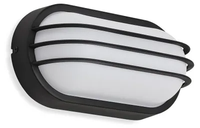 Produktbild von LED Außenwandleuchte Außenlampe IP 44 4000K 12W schwarz Kunststoff Telefunken