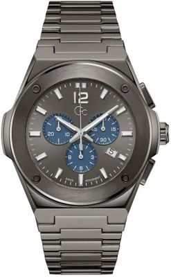 Obrázek produktu pro Pánské hodinky GUESS Collection Z33003G5MF GC Idol Chrono Metal šedomodré z nerezové oceli