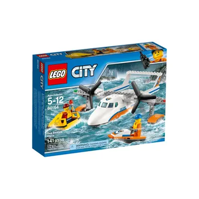 Zdjęcie produktu dla LEGO City Sea Rescue Plane, Zestaw do budowania, 5 lat(a), 141 szt., 210 g