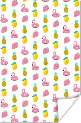 Produktbild von MuchoWow® Poster Farben - Sommer - Muster 40x60 cm - Plakate für die Wand - Poster Babyzimmer