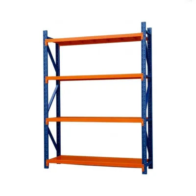 Zdjęcie produktu dla Bauhus Regał Magazynowy Przemysłowy 200x150x60 cm Metalowy 1200 kg 4 Półki do Warsztatu Magazynu