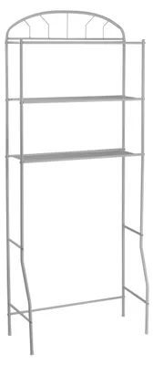 Immagine prodotto di Scaffale Sopra Lavatrice Salvaspazio 69x32x170 cm in Metallo Bianco