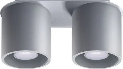 Produktbild von Deckenleuchte ORBIS 2 grau 2xGU10 10W Aluminium 12x10x26cm Sollux Lighting