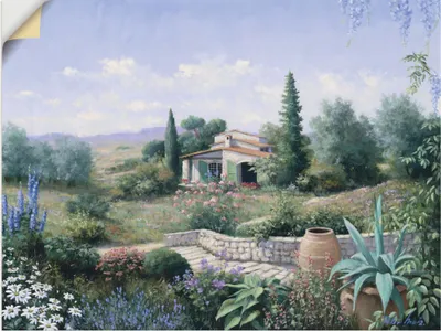 Produktbild von ARTland Wandbild, selbstklebend Italienischer Sommer Größe: 80x60 cm