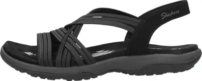 Image de Skechers Reggae Slim - Simply Stretch  Sandalen Plat - Zwart - Maat 38