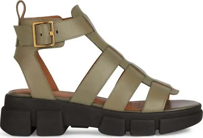 Produktbild von Geox Damen Klassische Sandalen D45PSB 00043 C3016 Farbe: Grün Größe: 38