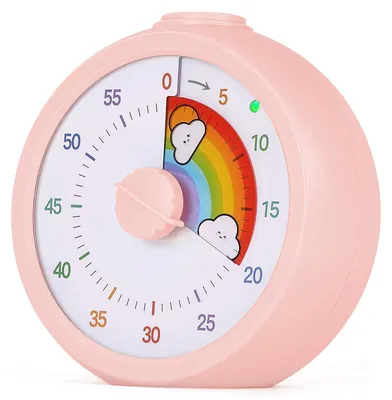 Productafbeelding van Visuele Timer voor Kinderen - 60 Minuten Countdown met Pauzefunctie