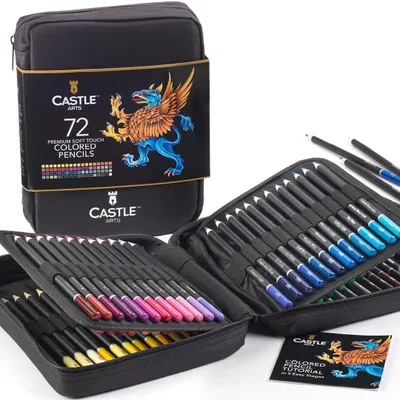 Obrázek produktu pro Castle Art Sada 72 pastelek v cestovním pouzdře