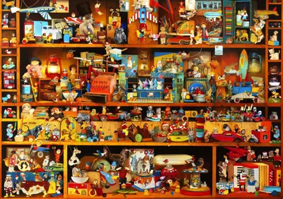 Productafbeelding van Bluebird Puzzle, speelgoedpuzzel, nostalgische puzzel – 1000 stukjes