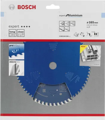 Produktbild von EXPERT Aluminium Kreissägeblatt, 165x2,6/1,6x20 mm, Z52