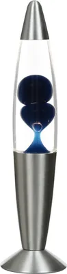 Obrázok produktu pre Lávová lampa modrá strieborná G9 36 cm retro magma lampa Stolná lampa TIMMY