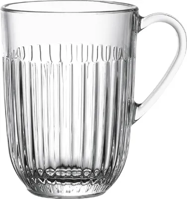 Produktbild von La Rochère Ouessant Kaffeebecher / Teebecher aus Glas 400 ml, H 11,7 cm, Ø 8,5 cm, klar