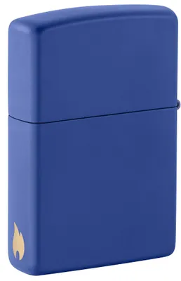 Produktbild von ZIPPO - Zippo Flammenmotiv - Royal Blau Matte Sturmfeuerzeug nachfüllbar Benzin 60006278