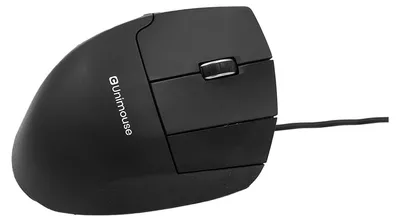 Obrázok produktu pre Contour Design Unimouse, Pravoruké, Vertikálny dizajn, Optický, USB Typ-C, 4000 DPI, Čierna