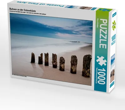 Produktbild von Calvendo Buhnen an der Ostseeküste 1000 Teile Puzzle quer 640x480mm, Ködder Rico; 7281822