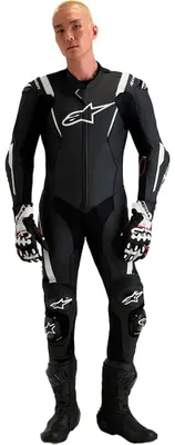 Obrázok produktu pre Alpinestars Missile V3, celokožená motocyklová kombinéza, čierno-biela, veľkosť 52