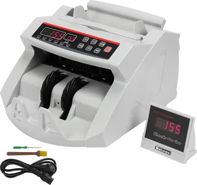 Immagine prodotto di Contasoldi digitale Conta banconote Rilevamento contraffazione UV MG con display a LED per negozio bancario