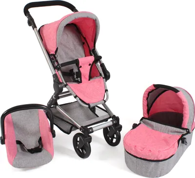 Produktbild von BAYER CHIC 2000 Puppenwagen 3in1 Kombi FIDES 645 57