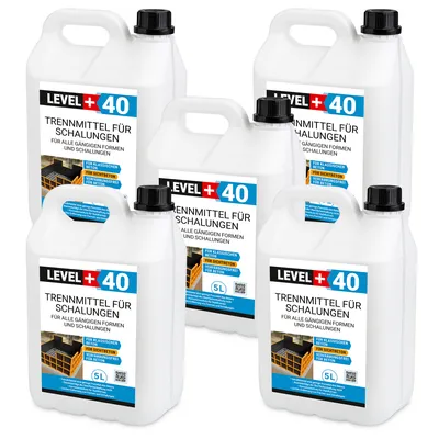 Image de Agent de démoulage pour moules et coffrages 25 L Level+40