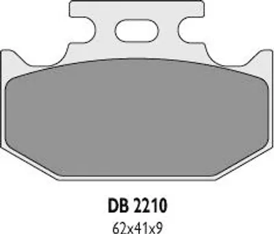 Obrázok produktu pre Bremsbeläge Kh152, Kh152/2 - Ersetzt Db2210Mx-D Und Db2210Qd-D