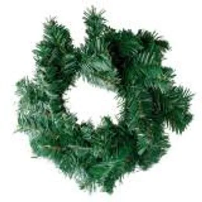 Obrázok produktu pre Adventný veniec - zelený plastový - 35 cm